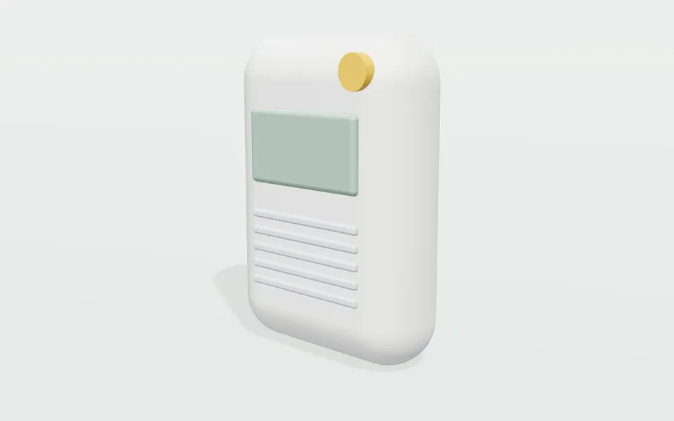 Ilustración genérica de detector de monóxido de carbono; no es una foto del modelo Kidde 7DCOC.