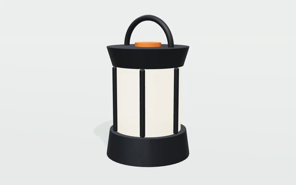 Ilustración genérica de farol; no es una foto del modelo Lepro farol de emergencia impermeable.
