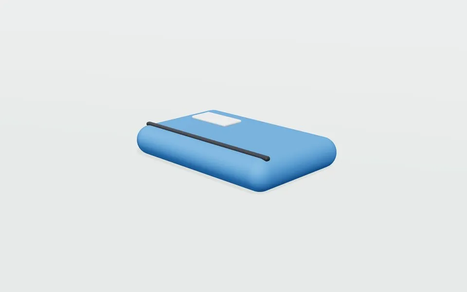 Ilustración genérica de funda refrigerante para medicamentos; no es una foto del modelo FRIO cartera refrigerante para insulina.