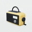 Ilustración genérica de radio de manivela